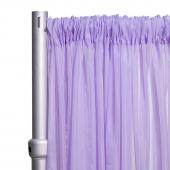 *FR* 10ft Wide Sheer Voile Curtain Panel by Eastern Mills w/ 4" Pockets - Lilac