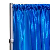 *FR* Crushed Taffeta Drape Panel by Eastern Mills 9 1/2 FT Wide w/ 4" Sewn Rod Pocket - Turquoise