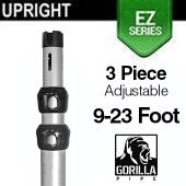 EZ Series - 3-Piece Adjustable Upright w/Slip-Lock (9ft-23ft) w/ Versatop™
