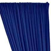 ITY Stretch Drape w/ Sewn Rod Pocket - Cobalt