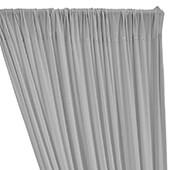 50% OFF LIQUIDATION – ITY Stretch Drape w/ Sewn Rod Pocket - 30FT Long x 60 inches width - Silver