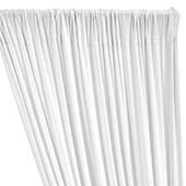 50% OFF LIQUIDATION – ITY Stretch Drape w/ Sewn Rod Pocket - 16FT Long x 60 inches width - White