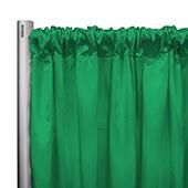 *IFR* 60" Wide Elite Taffeta Drape Panel by Eastern Mills w/ 4"  Sewn Rod Pocket - Emerald Green