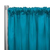 *IFR* 60" Wide Elite Taffeta Drape Panel by Eastern Mills w/ 4"  Sewn Rod Pocket - Indian Turquoise