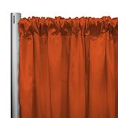 *IFR* 60" Wide Elite Taffeta Drape Panel by Eastern Mills w/ 4"  Sewn Rod Pocket - Tangerine