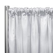 *IFR* 60" Wide Elite Taffeta Drape Panel by Eastern Mills w/ 4" Sewn Rod Pocket - White