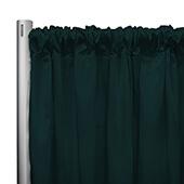 *IFR* 60" Wide Elite Taffeta Drape Panel by Eastern Mills w/ 4"  Sewn Rod Pocket - Forest Green