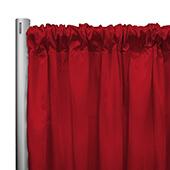 *IFR* 60" Wide Elite Taffeta Drape Panel by Eastern Mills w/ 4"  Sewn Rod Pocket - Lipstick Red
