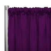 *IFR* 60" Wide Elite Taffeta Drape Panel by Eastern Mills w/ 4"  Sewn Rod Pocket - Magenta