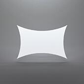 Scrim FX 4 Point Rectangle Spandex Sail - 4' x 6'