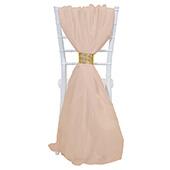 DecoStar™ Single Piece Simple Back Chair Accent - Soft Pink/Blush