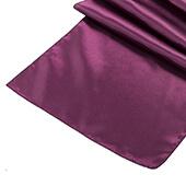 Sleek Satin Runner 14" x 108" - Sangria