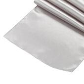 Sleek Satin Runner 14" x 108" - Silver
