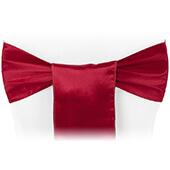 Sleek Satin Sash 6" x 108" - Apple Red