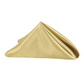 Sleek Satin Napkin 20"x20" - Gold Antique
