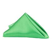 Sleek Satin Napkin 20"x20" - Kelly Green