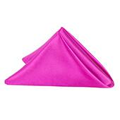 Sleek Satin Napkin 20"x20" - Magenta Violet