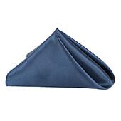 Sleek Satin Napkin 20"x20" - Navy Blue