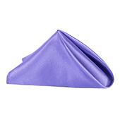 Sleek Satin Napkin 20"x20" - Purple