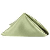 Sleek Satin Napkin 20"x20" - Willow Green