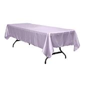 Sleek Satin Tablecloths 60"x120" Rectangular - Lavender