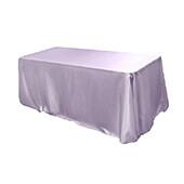 Sleek Satin Tablecloth 90"x156" Rectangular - Lavender