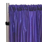 *FR* Taffeta Drape Panel by Eastern Mills 9 1/2 FT Wide w/ 4" Sewn Rod Pocket - Purple
