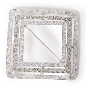 DecoStar™ Diamond Encrusted Diamond Shape Buckle