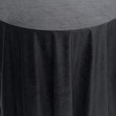 Bliss Velvet Tablecloth by Eastern Mills - Black - Many Size Options