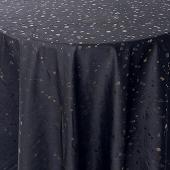 Embellished Tablecloth by Eastern Mills - Dott Black  - Many Size Options