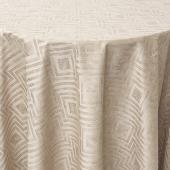 Embellished Tablecloth by Eastern Mills - Square Ivory  - Many Size Options