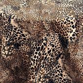 Kingdom Collection Tablecloth by Eastern Mills - Leopard Print - Many Size Options