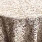 Le Krisel Tablecloth by Eastern Mills - Sand - Many Size Options