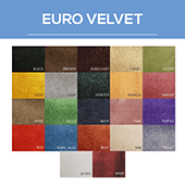 Euro Velvet - 100% Polyester - By The Yard - 54" Width