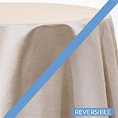 Fog- Royal Slub Designer Tablecloth - Many Size Options