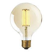 Incandescent Round 1.5" Vintage Style Edison G40 Light Bulb - 6 Pack