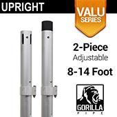 Valu Series - 8-14ft Adjustable Slip-Fit 1.5" Upright