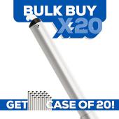 BULK BUY! CASE OF 20! - 6-10ft Telescoping Drape Support w/ Button Stops at 8ft