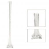 Decostar™ Glass Eiffel Tower Vase 28" - 12 Pieces - Clear