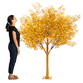 6.5FT Tall Gold Tree - Grand Centerpiece or Floor Tree - 10 Interchangeable Branches
