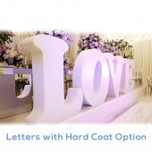 Medium - High Density Foam Letters - 26" to 40 " Tall