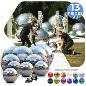 DELUXE Inflatable Mirror Ball/Sphere Kit (Includes Pump) - 3 Sizes / 13 Piece Kit!
