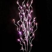 Manzanita LED Lighted Branch - Battery - Pink