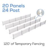 ModPicket Panel Fencing  Kit - 44 Total Pieces