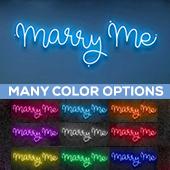 Neon Sign "Marry Me" - Choose your Size and Color!