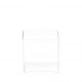 Clear Plastic Square Container 5" - 12pcs