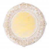 Victorian Plastic Charger Plate 13" - 24 Pieces - Gold