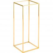 Metal Floral Box Stands - 10" x 24" - Gold