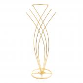 Modern Fan Floral Stand 42" - Gold