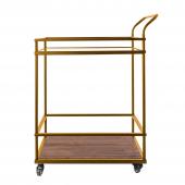 Modern Bar Cart  - Gold